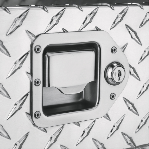 Aluminum Fuel Transfer Tank & Chest, Aluminum, 74 gal. Capacity, Silver Haskins Industrial Inc.