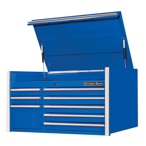 RX Series Tool Chest, 41" W, 8 Drawers, Blue Haskins Industrial Inc.