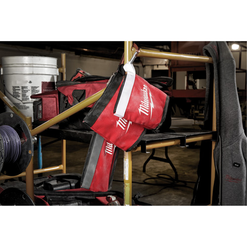 Multi-Size Zipper Pouches - Set of 3, Canvas, 3 Pockets, Black/Red Haskins Industrial Inc.