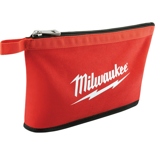 Coloured Zippered Pouches - Set of 3, Canvas, 3 Pockets, Black/Red Haskins Industrial Inc.