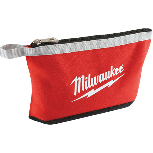 Coloured Zippered Pouches - Set of 3, Canvas, 3 Pockets, Black/Red Haskins Industrial Inc.