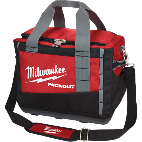 Packout Tool Bag, Ballistic Nylon, 2 Pockets, Black/Red Haskins Industrial Inc.