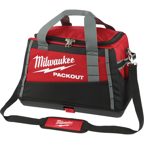 Packout Tool Bag, Ballistic Nylon, 8 Pockets, Black/Red Haskins Industrial Inc.