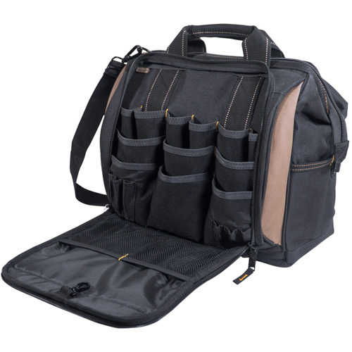 Porte-outils &agrave; compartiments multiples, Polyester, 33 pochettes, Noir Haskins Industrial Inc.