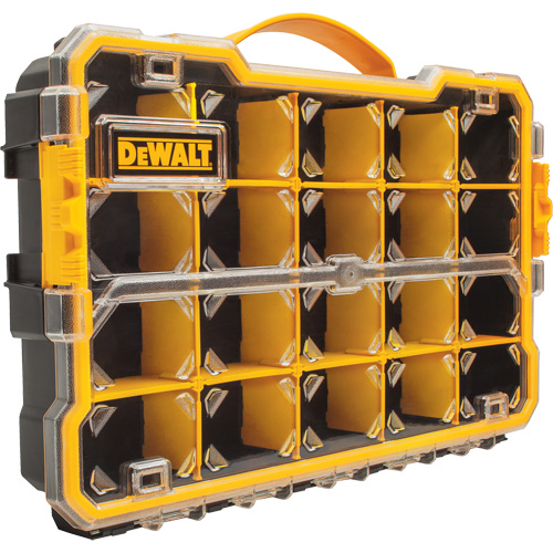 Compartment Pro Organizer, 11" W x 17-5/8" D x 2-7/8" H, Black/Yellow Haskins Industrial Inc.