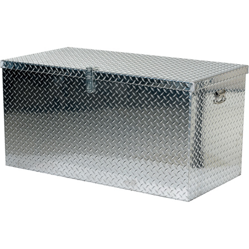 Boîte &agrave; outils portative en t&ocirc;le larm&eacute;e d'aluminium, 25-1/16" P x 49-1/4" la x 24" h, Argent Haskins Industrial Inc.