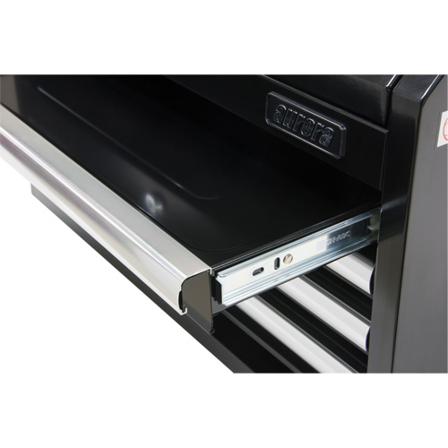 Coffre &agrave; outils industriel, 26" la, 4 tiroirs, Noir Haskins Industrial Inc.