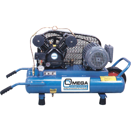 Contractor Series Air Compressors, Electric, 6.6 Gal. (8 US Gal), 125 PSI, 115/1 V Haskins Industrial Inc.