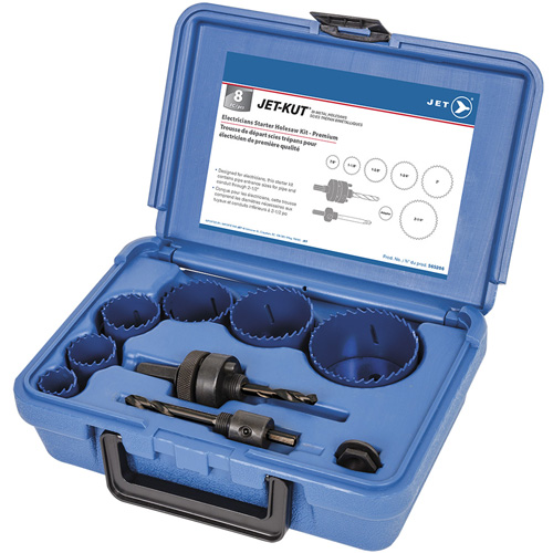 Premium Electrician's Holesaw Kit, 8 Pieces Haskins Industrial Inc.