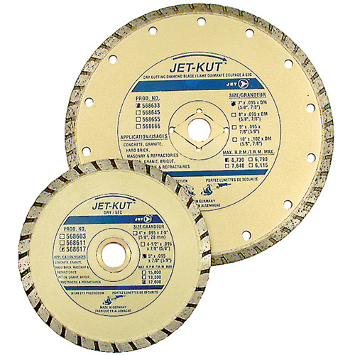 Lame diamant Turbo de premi&egrave;re qualit&eacute; JET-KUT Haskins Industrial Inc.