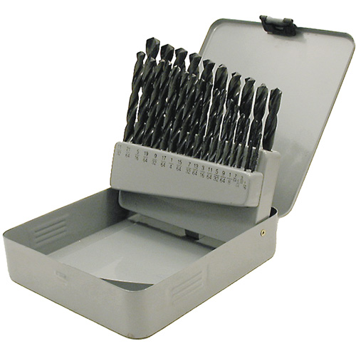 JET-KUT&reg; Black Oxide Drill Bit Set, 29 Pieces, High Speed Steel Haskins Industrial Inc.
