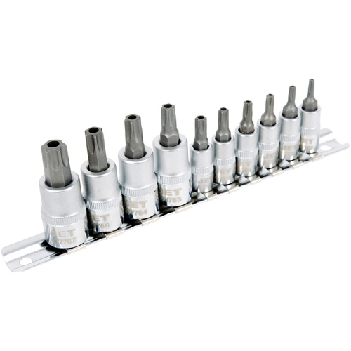 Jeu de douilles antiviol TORX 1/4" & 3/8" SS1438-10TB 10 mcx Haskins Industrial Inc.