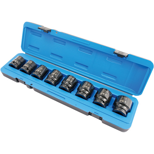Jeu de douilles SAE PS834, 8 Mcx, Chocs, Prise de 3/4" Haskins Industrial Inc.