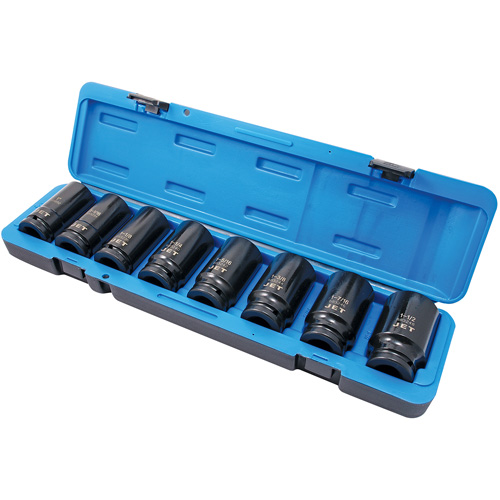 Jeu de douilles SAE &agrave; 6 pans PS834D, 8 Mcx, Chocs, Prise de 3/4", Profond Haskins Industrial Inc.