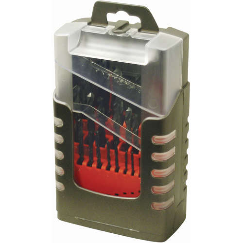 Jeux de forets, 25 morceaux, Acier rapide Haskins Industrial Inc.