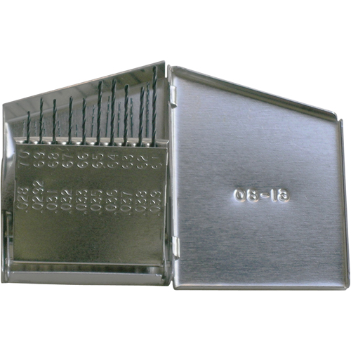 Jeux de forets, 20 morceaux, Acier rapide Haskins Industrial Inc.