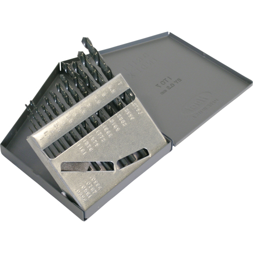 Jeux de forets, 13 morceaux, Acier rapide Haskins Industrial Inc.