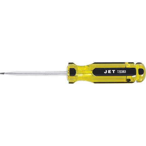 Tournevis &agrave; fentes avec manche g&eacute;ante SDS-3R, Tige de 3/16", Ronde, 3" lo, Prise en Plastique Haskins Industrial Inc.