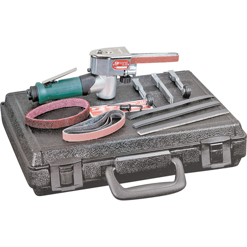 Mini-Dynafile&reg; II Abrasive Belt Machines, 1/8" - 1/2", 1/4" NPTF Haskins Industrial Inc.