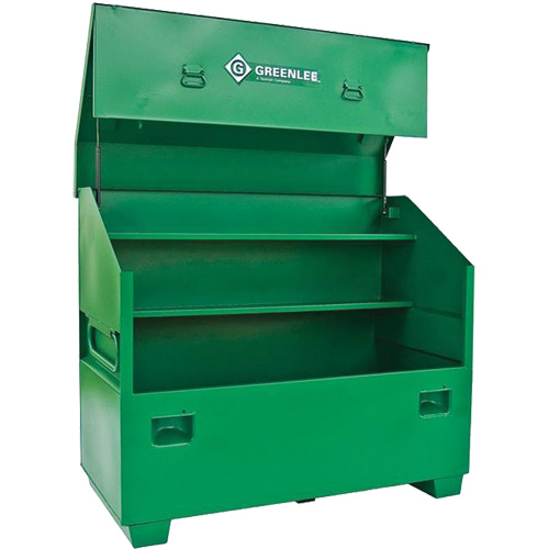Jobsite Chest, 60" W x 30" D x 48" H, Green Haskins Industrial Inc.