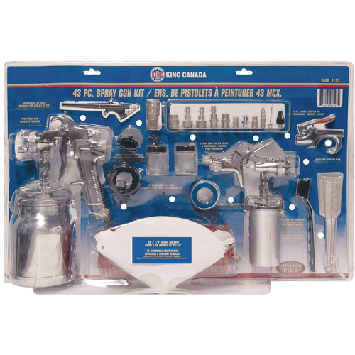 43-Pc. Spray Gun Kits Haskins Industrial Inc.