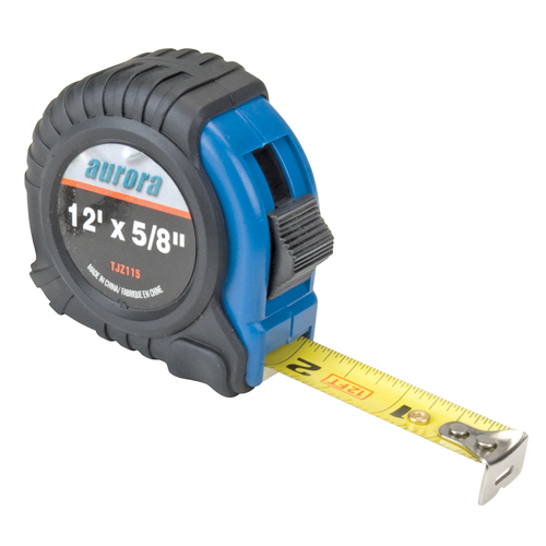 Measuring Tape , 5/8" x 12', in/ft. Graduations Haskins Industrial Inc.