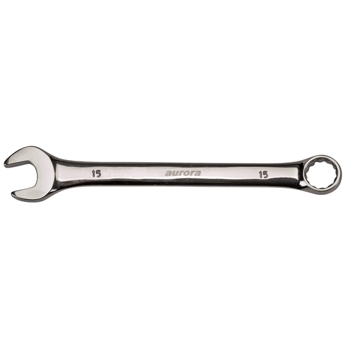 Combination Wrench, 12 Point, 6 mm, Chrome Finish Haskins Industrial Inc.