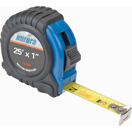 Measuring Tape, 1" x 25', in/ft. Graduations Haskins Industrial Inc.