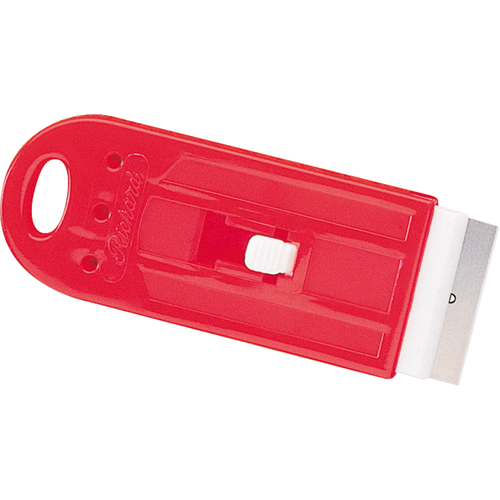Retractable Razor Scrapers, High-Carbon Steel Blade, 1-1/2" Wide, Plastic Handle Haskins Industrial Inc.