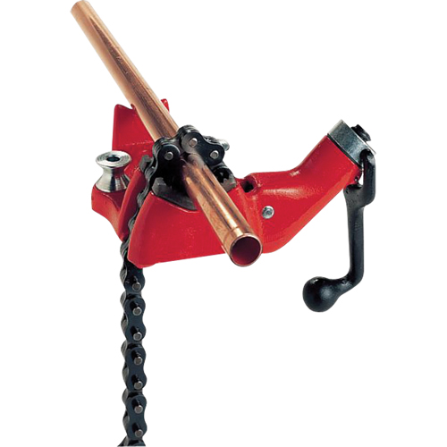 Bottom Screw Bench Chain Vise #BC2A, Bench Mount Haskins Industrial Inc.
