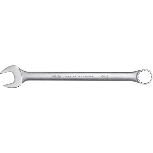 Combination Wrench, 12 Point, 1-5/16", Satin Finish Haskins Industrial Inc.