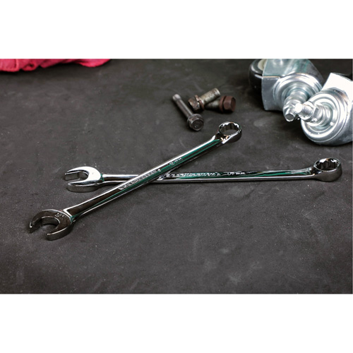 12-Point Long Pattern Wrench Set, Combination, 44 Pieces, Imperial and Metric Haskins Industrial Inc.