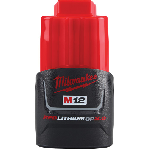 M12 Redlithium 2.0 Battery, Lithium-Ion, 12 V, 2 A Haskins Industrial Inc.