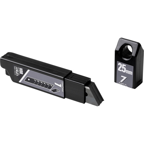 Lames de rechange noires tr&egrave;s aiguis&eacute;es, Style Cassable Haskins Industrial Inc.