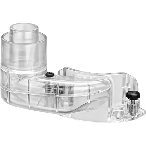 Adaptateur d'extracteur de poussi&egrave;re pour toupie &agrave; base fixe Haskins Industrial Inc.