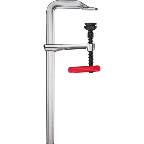 Regular-Duty All-Steel Bar Clamps with Ergonomic Grip, 8" (203.2 mm), 2800 lbs. Clamp Force Haskins Industrial Inc.