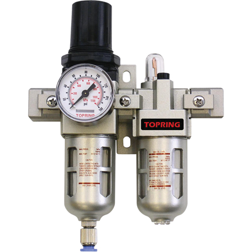 Airflo Compact Filter/Regulator & Lubricator (Gauge Included), 1/2" NPTF Haskins Industrial Inc.