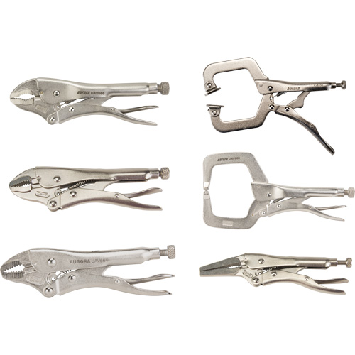 Locking Plier Set, 6 Pieces Haskins Industrial Inc.
