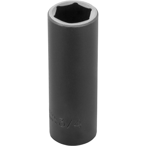 Socket, Impact, 3/4", 1/2" Drive, 6 Points, Deep Haskins Industrial Inc.