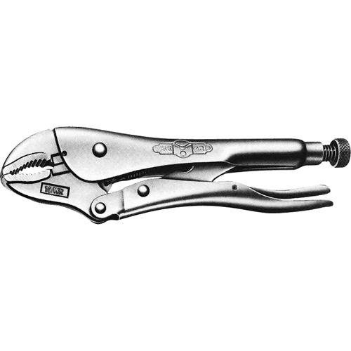 Vise-Grip&reg; Pliers with Wire Cutter, 10" Length, Curved Jaw Haskins Industrial Inc.