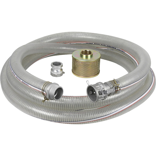 Reinforced Suction Hose Kit for Water Pump, 2" x 300" Haskins Industrial Inc.