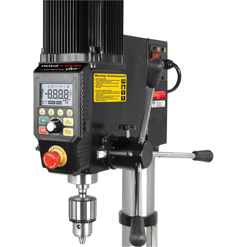 Perceuses &agrave; colonne de plancher Nova Viking DVR, 16", Mandrin 5/8", 3000 tr/min Haskins Industrial Inc.