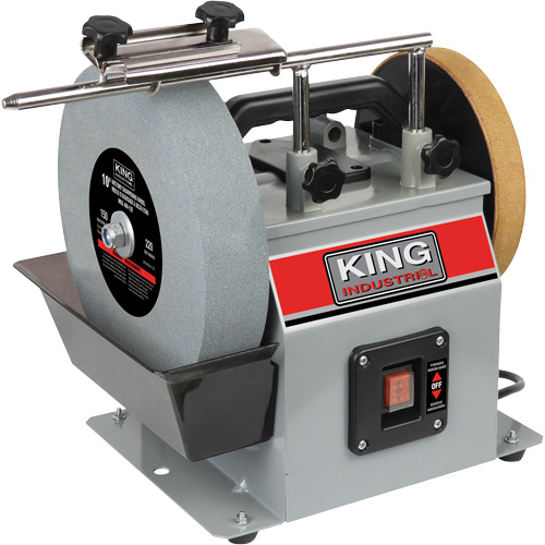 Wet/Dry Sharpener, 10" Wheel Diameter, 1/4 HP, 115 RPM Haskins Industrial Inc.