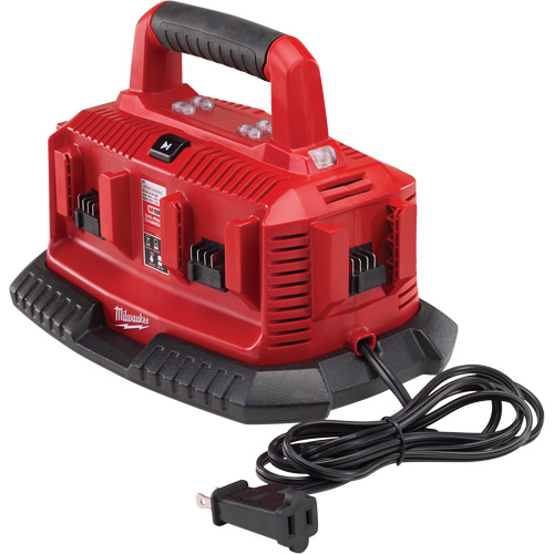 M18 Six Pack Sequential Charger, 18 V, Lithium-Ion Haskins Industrial Inc.