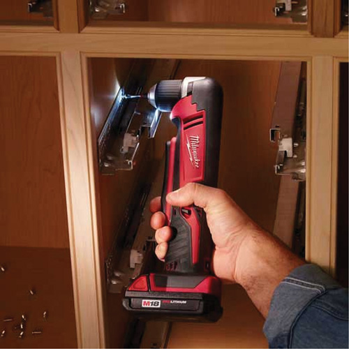 Perceuse &agrave; angle droit sans fil M18 (outil seulement), 18 V, Mandrin 3/8", Lithium-ion Haskins Industrial Inc.