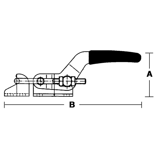 Latch Clamps - 300 Series, 360 lbs. Clamping Force Haskins Industrial Inc.