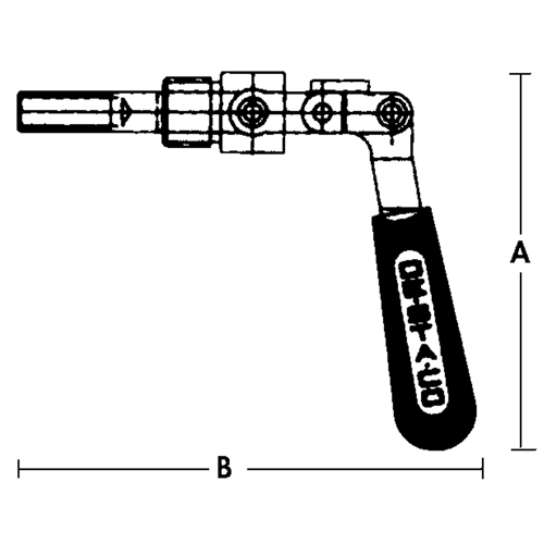 Straight Line Clamps - 601 Series, 5/8" (15.875 mm) Capacity, 100 lbs. Clamping Force Haskins Industrial Inc.
