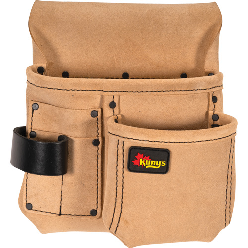 Demi-Tablier De Menuisier, Porte-outil multiple, Cuir, 4 Poches Haskins Industrial Inc.