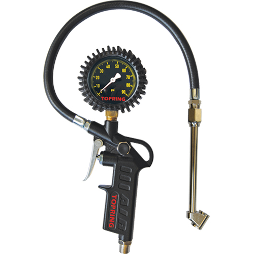Tire Pressure Gauges - Dual Wheel Type- Pistol Grip Dial Inflator Gauges Haskins Industrial Inc.