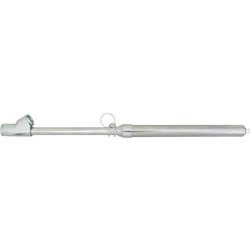 Manom&egrave;tres pour roues jumel&eacute;es- Manometres pour pneus a buse jumelee droite (Tige en nylon) Haskins Industrial Inc.